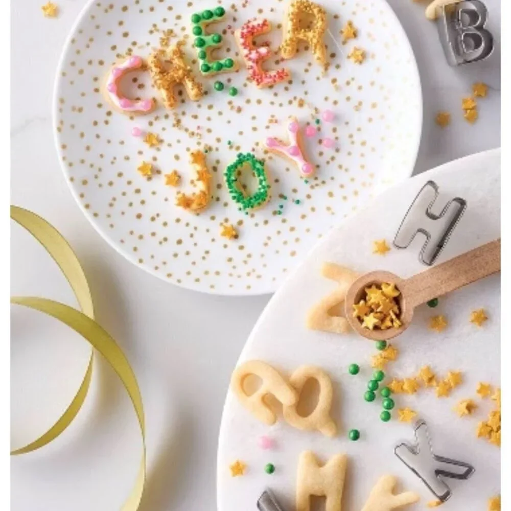 Target 26pc Christmas Alphabet Cookie Cutter Set Silver - Wondershop™